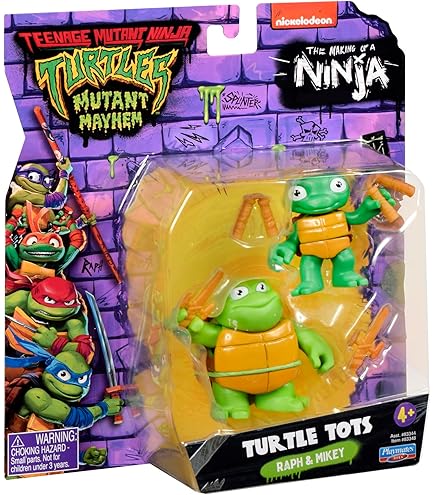 Amazon.com: Teenage Mutant Ninja Turtles 83290 Turtle Tots Action